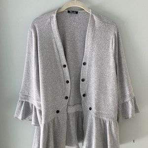 Bali Corp. Grey Cardigan Sweater